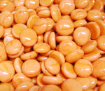 Opal Orange Glass Gems